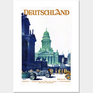 Vintage Travel Poster Germany Deutschland Posters and Art